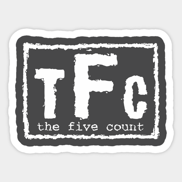 TFC NWO Classic White Logo Sticker by thefivecount